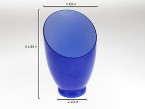 44" Cameron II Plus Cobalt Blue Glass Shade