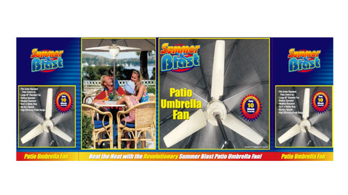 Patio Umbrella Fan (White) 96101